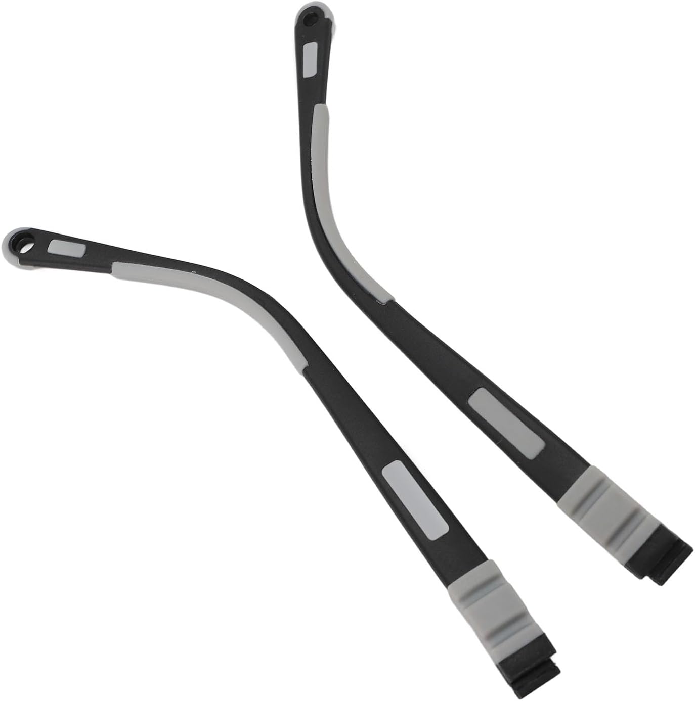 Child Eyeglass Arms Flexible Silicone Kids Glasses Legs Black Gray, Safe Non Slip Replacement for Child Eyeglass with Holes - Product image 4