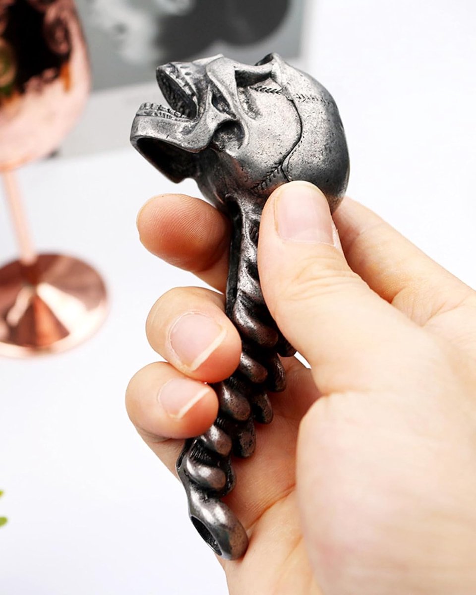 Skeleton Bottle Opener - Beer Opener - Robust Stainless Steel with Ergonomic Grip - Keychain Size - For Bar & Party - Product image 7