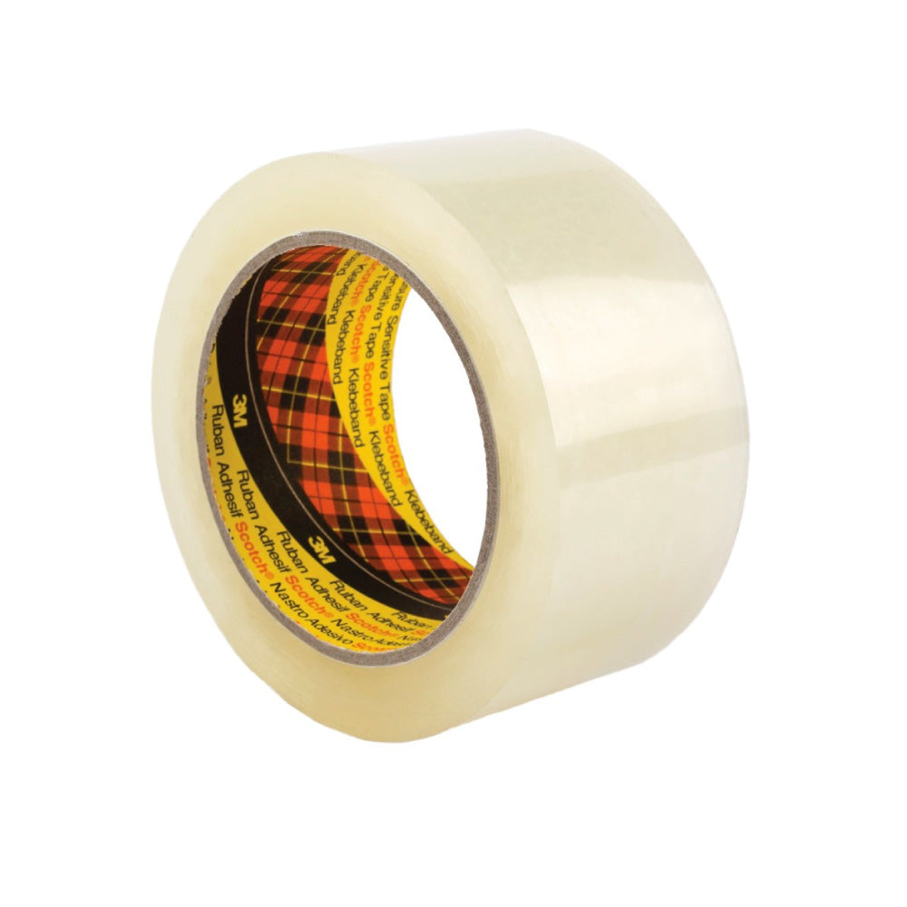 1x 3M Scotch Clear Packing 370 Tape 48mmx75m Strong Packaging Moving Adhesive - Main product image