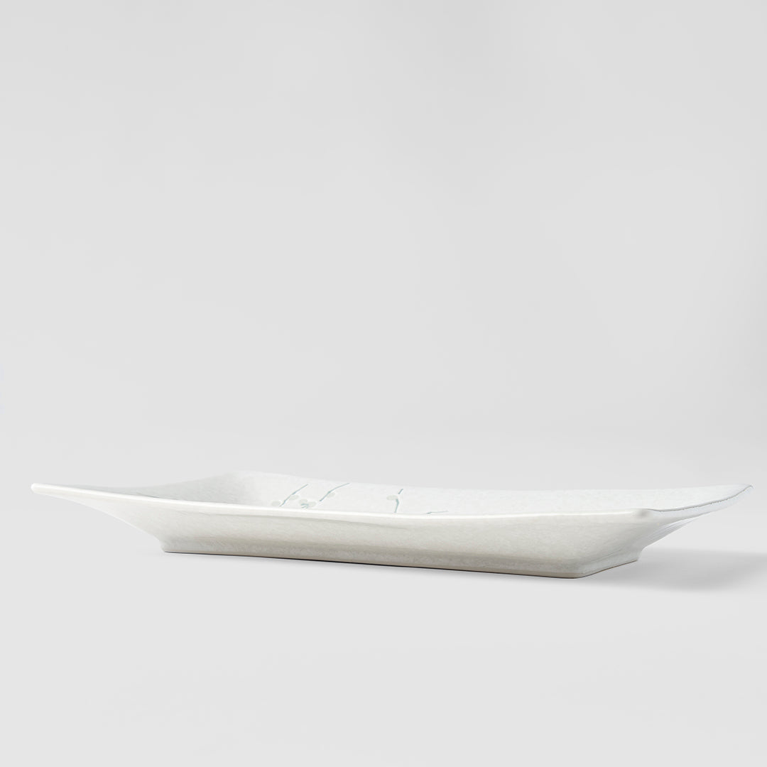 Platter Rectangular 33cm White Blossom Glaze - Product image 5