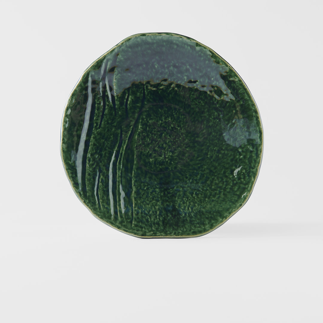 Dinner Plate Organic 27cm Oribe Green Glaze - Product image 5