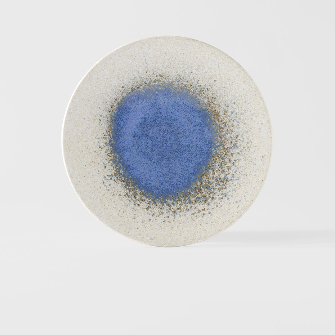 Dinner Plate 25.5cm Bright Blue Puddle Glaze - Product image 5