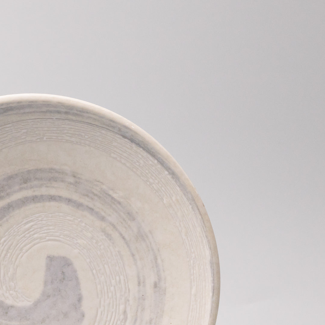 Dinner Plate 23cm Grey Swirl Glaze - Product image 2