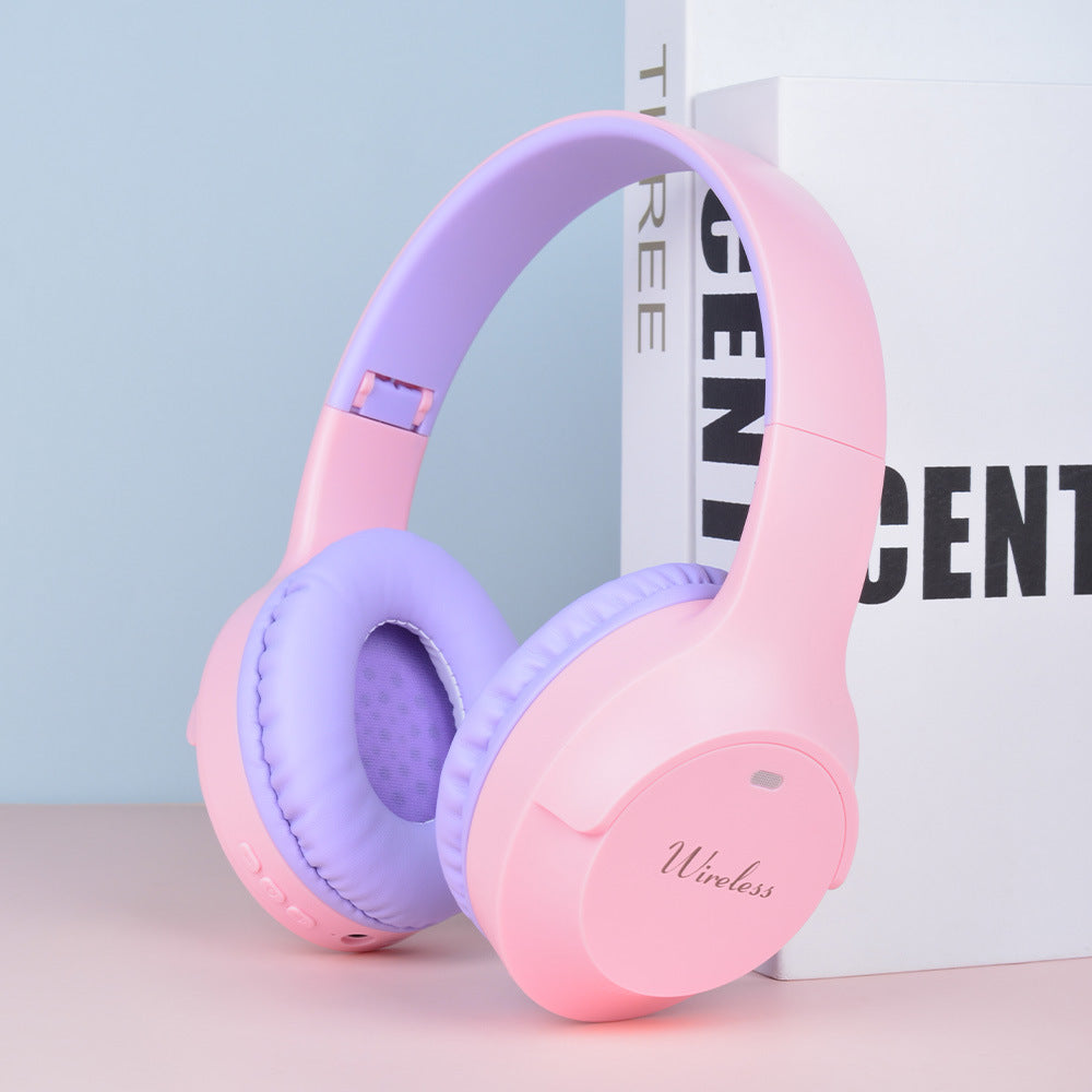 Wireless Bluetooth Headphones with Hi - Fi Bass, Foldable Design, and Card Slot