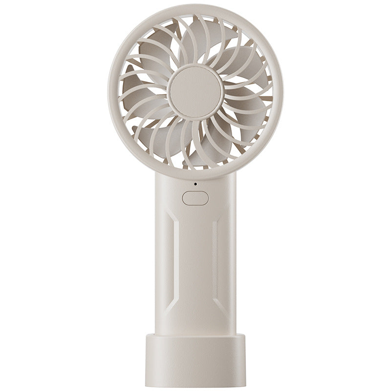 Mini Portable USB Rechargeable Fan - Quiet Cooling for Desk or Travel