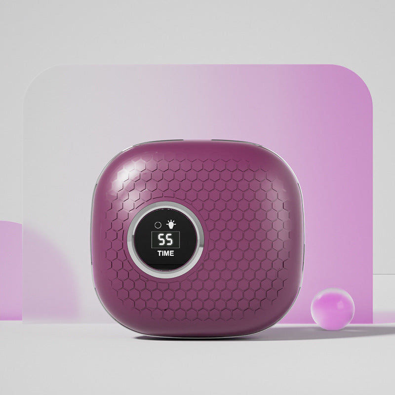 Portable Ultrasonic Contact Lens Cleaner - Automatic Electric Cleaning Case with LED Makeup Mirror, USB Rechargeable for Travel & Home