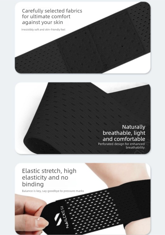 2PCS Adjustable Wrist Support Brace Ultra Thin Breathable Mesh Wrap for Sports Tennis Gym & Daily Office Use One Size Fits Most Graphite Black - Product image 5