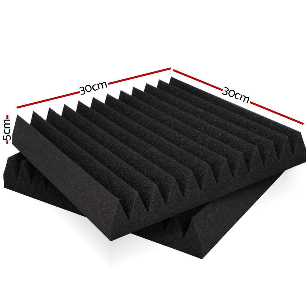 Alpha Acoustic Foam 40pcs 30x30x5cm Sound Absorption Proofing Panel Studio Wedge - Product image 2