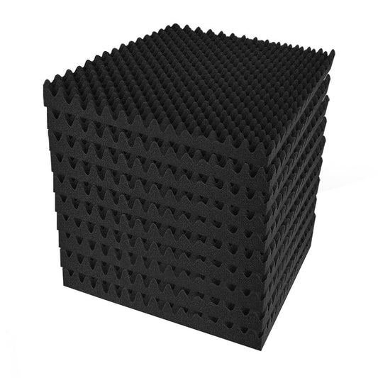 Alpha Acoustic Foam 20pcs 50x50x5cm Sound Absorption Proofing Panels Eggshell - Main product image