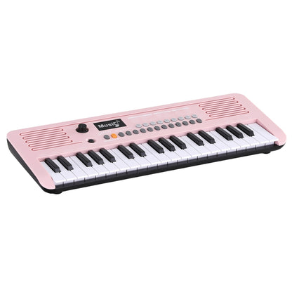 Alpha 37-Key Digital Piano Keyboard for Kids Beginners Electronic Keyboard Piano Gift Pink - Main product image