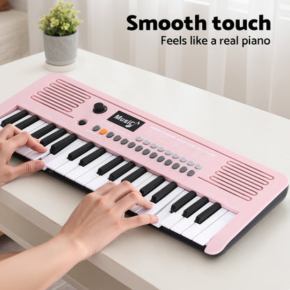 Alpha 37-Key Digital Piano Keyboard for Kids Beginners Electronic Keyboard Piano Gift Pink - Product image 5