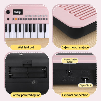 Alpha 37-Key Digital Piano Keyboard for Kids Beginners Electronic Keyboard Piano Gift Pink - Product image 6
