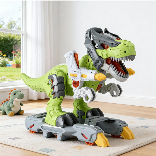 Keezi Kids Dinosaur Ride On Push Car Toy with Spray Function Indoor Outdoor Toys - Main product image