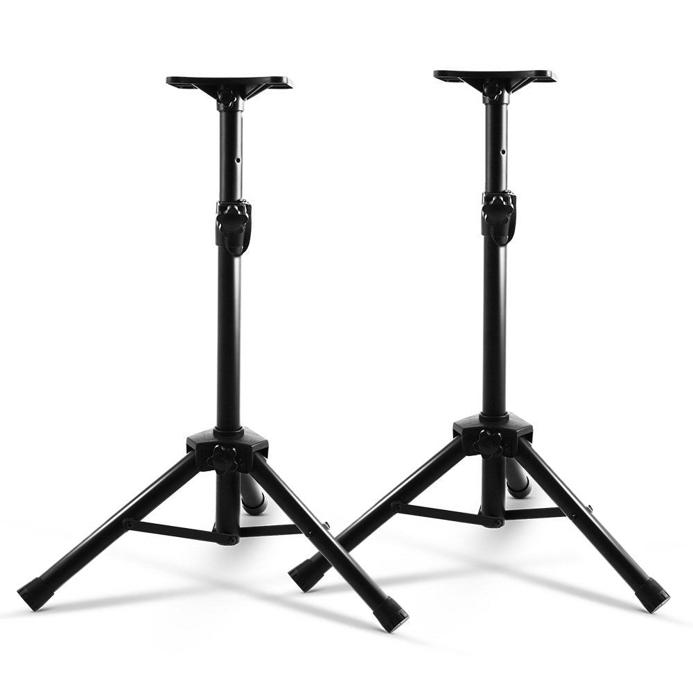 Alpha Speaker Stand 65-120cm Adjustable Height Surround Sound Studio Home 2pcs - Main product image