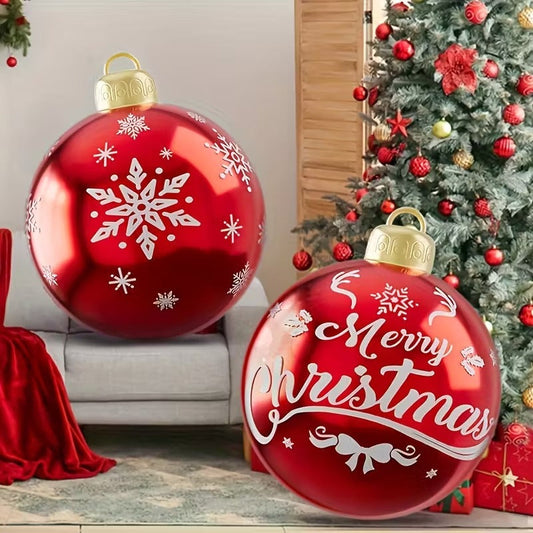 2D Flat Extra Large Christmas Inflatable Balloons - Main product image