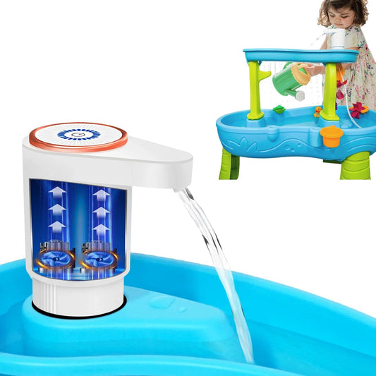 Water Table Pump,Water Pump for Water Table 4 Hours Lasting time Battery Powered Pump for Kids Sand Water Play Table - Main product image