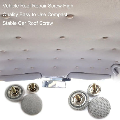 20Pcs Car Roof Repair Screw, Automotive Clips Auto Roof Snap Pins Retainer Practical Easy to Use Nylon Stable Car Roof Headliner Repair Kit Smooth Side - Product image 3