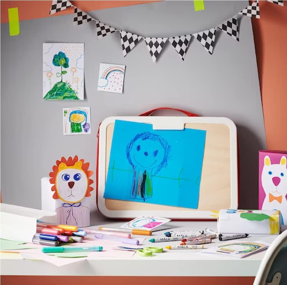 MÅLA Portable Drawing Case Red Polyester/Polypropylene 13 3/4x10 5/8'' - Product image 3