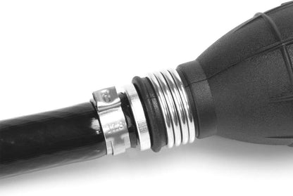 Fuel Line Hose for Outboard, Nylon Braid 5/16 Inch Fuel Line Hose with Hand Pump Bulb, 6 FT Long Boat RVs Tractor Fuel Line Assembly - Product image 2