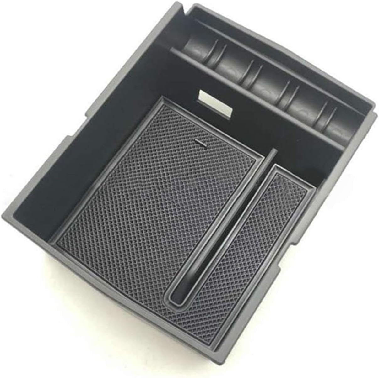 1pc Car Center Console Armrest Organizer Storage Box Tray Insert Black Fit for Subaru Outback 2015-2019 Auto Storage Tray LiMePng - Main product image