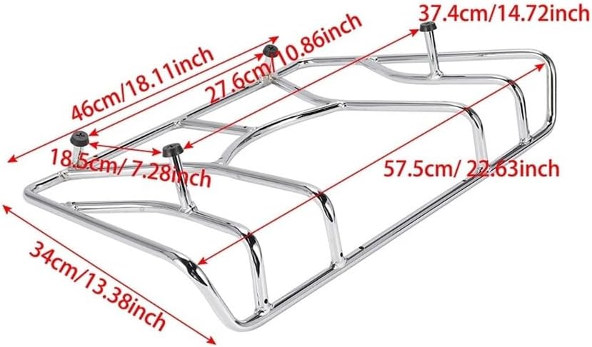 Luggage Bracket Rear Motorcycle Accessories Luggage Rack Rear Luggage Rack Tour Trunk Rack for 2010-2018 for ca&n-am for Spyder RT SM6 - Product image 3
