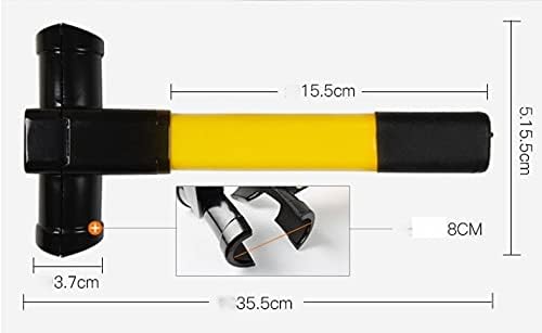 Steering Wheel Lock Strong Heavy Duty Anti-Theft Steering Wheel Lock Anti-Theft Retractable Hook Car Clutch Pedal Lock for Car Truck SUV Van Security with 2 Keys - Product image 2