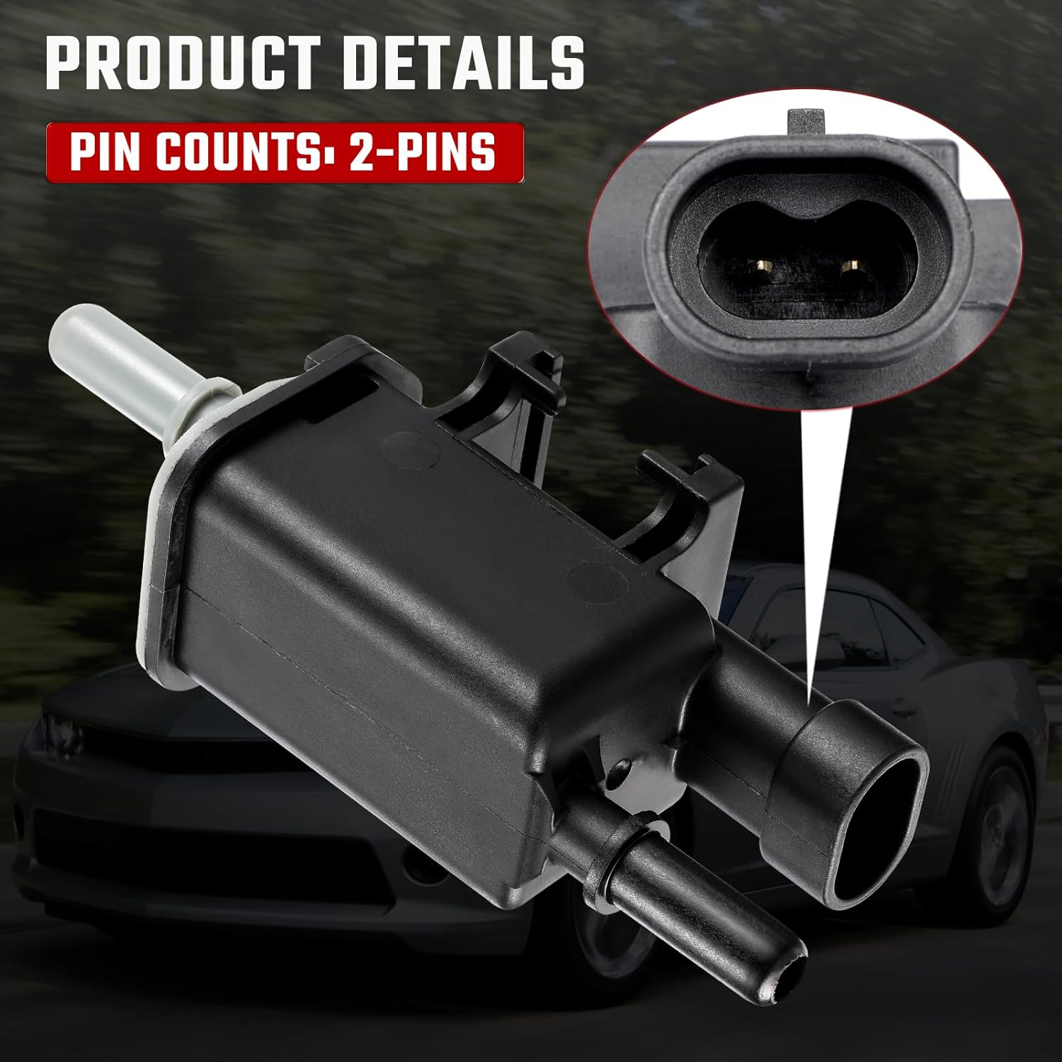 214-1680 Vapor Canister Purge Solenoid Valve Compatible with Buick Chevy Cadillac Pontiac GMC Saturn Replace 911-032 12597341 12597567 12570469 12581349 - Product image 4