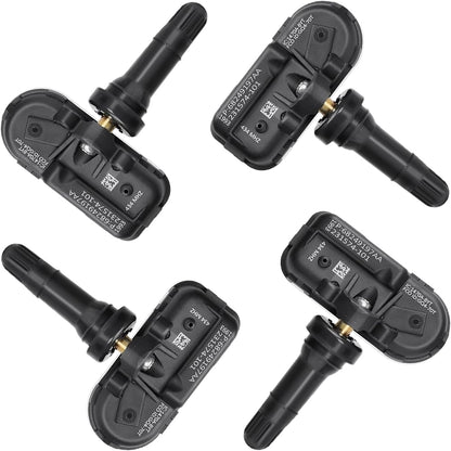 68249197AA TPMS Sensor Dodger RAM, 4-Pack 434MHz Tire Pressure Monitoring System Sensors Compatible with 2014-2018 Dodge Ram 1500 2500 3500 Jeep Cherokee Replaces 68239720AA 68157568AA - Main product image