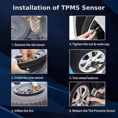 68249197AA TPMS Sensor Dodger RAM, 4-Pack 434MHz Tire Pressure Monitoring System Sensors Compatible with 2014-2018 Dodge Ram 1500 2500 3500 Jeep Cherokee Replaces 68239720AA 68157568AA - Product image 4