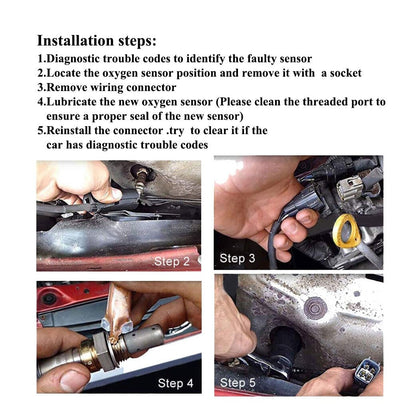 2Pcs Oxygen O2 Sensor Upstream Downstream Compatible with Honda CRV 2.4L L4 2007 2008 2009 Replacement for 234-9062 234-4359 - Product image 4