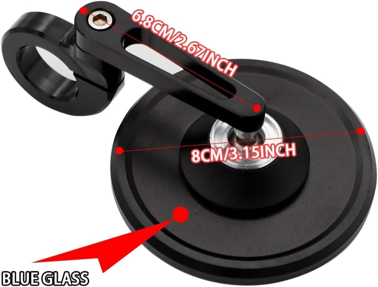 Motorcycle Rear View Mirror Motorcycle Bar End Mirror For Triumph Scrambler Bobber For Bonneville Street Twin Speed Twin Speedmaster 1200 XC XE 900 T120 T100 - Product image 3