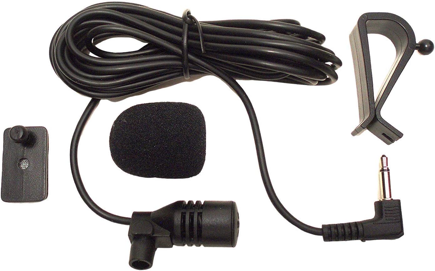 FingerLakes 3.5mm Microphone Assembly Mic for Car Vehicle Head Unit Bluetooth Enabled Stereo Radio GPS DVD - Main product image