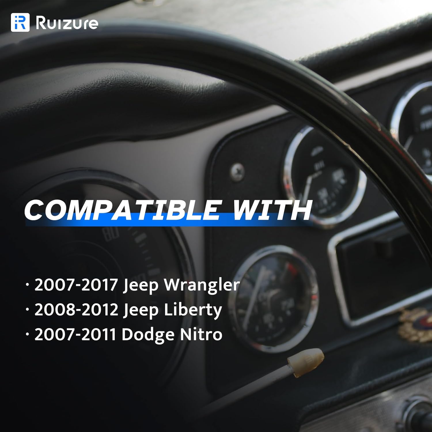 Rear ABS Wheel Speed Sensor Left Right fit for 07-17 Jeep Wrangler, 08-12 Jeep Liberty, 07-11 Dodge Nitro, 2007 2008 2009 2010 2011 2012 2013 2014 2015 2016 2017, Driver Passenger, ALS1932, 2pcs - Product image 2