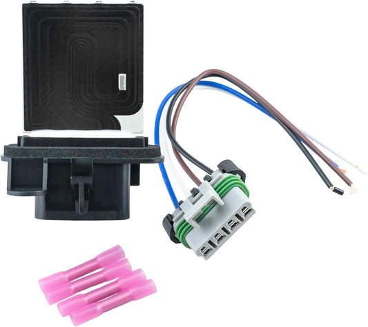 AC Blower Motor Resistor HVAC Heater fit for Toyota Tacoma 2005 2006 2007 2008 2009 2010 2011 2012 2013 2014 2015 2016 2017,‎ 973-582 JA1772 RU1435 4P1650 8713804050 8713804052 - Main product image