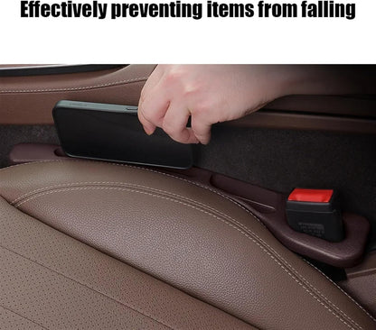 1 Pair Universal Car Seat Gap Plug Strip Side Seam Car Gap Filler Leak Proof Seat Gap Storage Organizer Interior Decoration(Black 1 Pair) - Product image 4