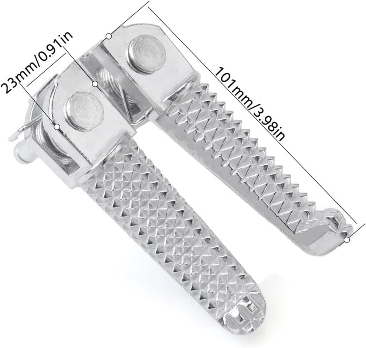 Front Footrest Foot Peg Pedal Compatible with Yamaha YZF R25 R3 MT25 MT03 2014-2023 Motorcycle Bracket (Color : Left Bracket) - Product image 3