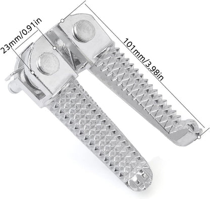 Front Footrest Foot Peg Pedal Compatible with Yamaha YZF R25 R3 MT25 MT03 2014-2023 Motorcycle Bracket (Color : Left Bracket) - Product image 3