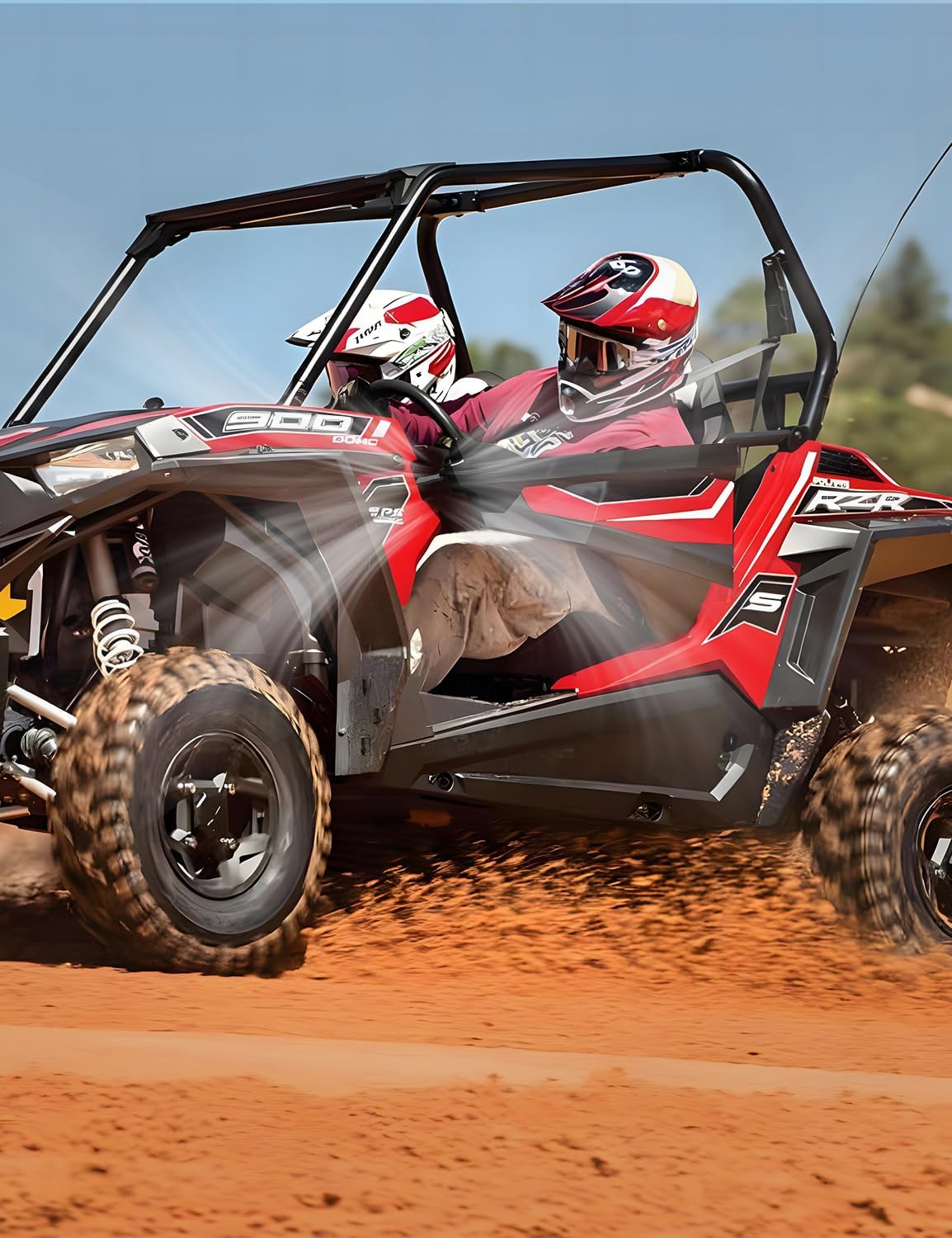 RZR Door Latch Black 3.5" Door Vent Extender Anti-Rust Easy Latches Lock Compatible with RZR XP 1000/ XP 4 1000/ Turbo/Turbo S/ 900/ S 1000/ S - Product image 3