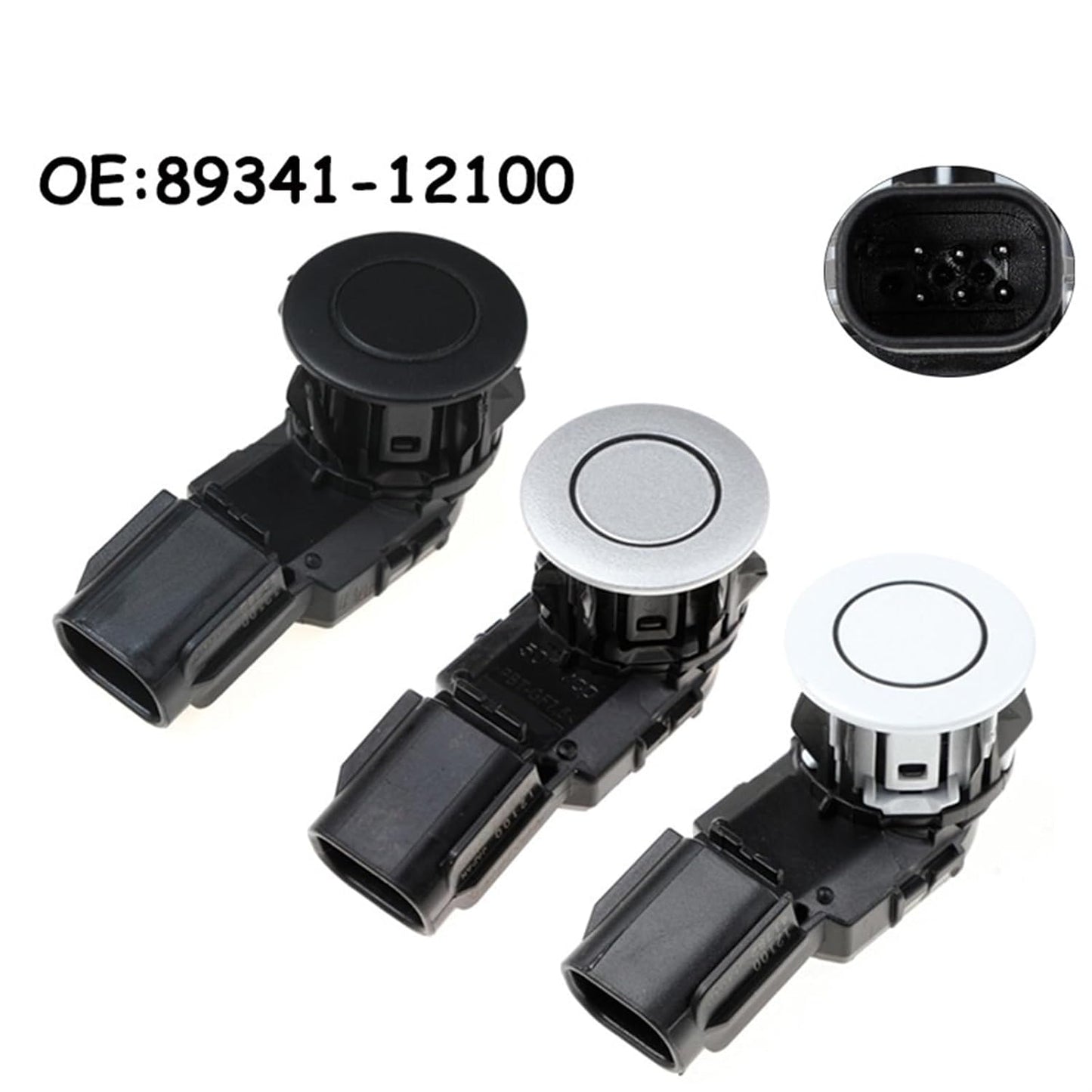 Car Parking Sensors for for RAV4 2017-2018 Parking Sensor Distance Control Sensor Detector 8934112100 8934142060 89341-12100 Detection Radar(Silver) - Product image 2