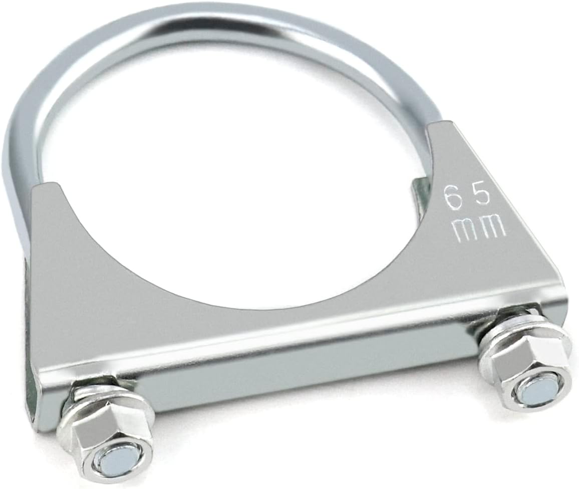 Stainless Steel U-Bolt Muffler/Exhaust Clamp (2.5" Diameter), 4 Pack U-Bolt Muffler Tip Exhaust Hook - Product image 2