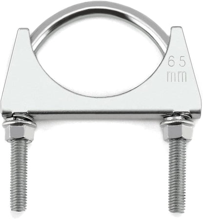 Stainless Steel U-Bolt Muffler/Exhaust Clamp (2.5" Diameter), 4 Pack U-Bolt Muffler Tip Exhaust Hook - Product image 3