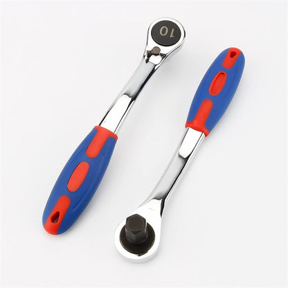 Wrench Sets, 1pcs Reversible Ratchet Allen Key Wrench, Ratcheting Hex Bolt Spanner with Soft Rubber Handle 4mm 5mm 6mm 8mm 10mm 12mm 14mm 17mm (Size : 8mm) - Product image 2