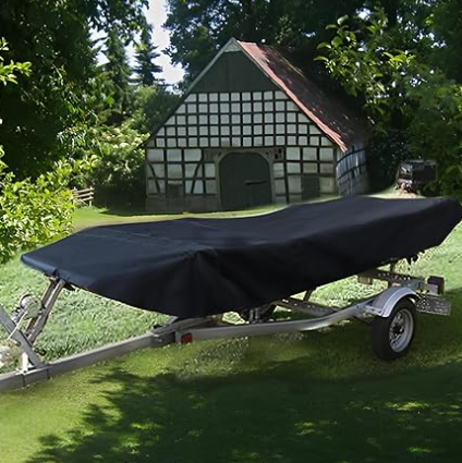 Square Boat 17-20FT (625cm × 360cm):Boat Cover Trailerable Marine Grade 210D grey - Product image 4