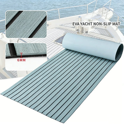 EVA Foam Boat Flooring Mat Decking Sheet 240*45*0.6cm Light Grey - Main product image