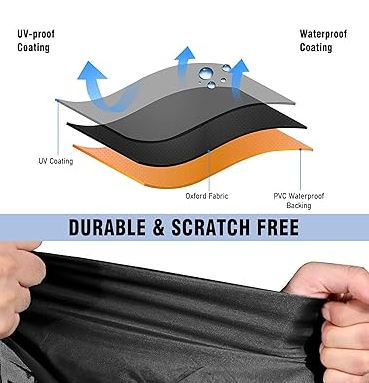 11-13ft Boat Cover Trailerable Marine Grade 600D Black - Product image 4