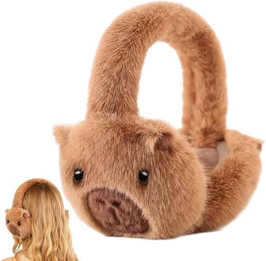 Earmuffs - Warm Earmuffs - Plush Earmuffs - Foldable Earmuffs - Winter Earmuffs - Suitable for outdoor sports, skiing, snowboarding, cold weather, autumn and motorcycling - Main product image