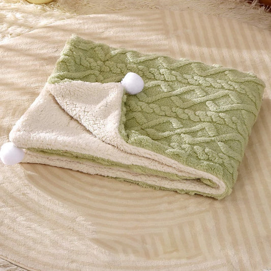 Pet Mat - Soft Pet Blanket - Warm Plush Blanket for Dogs and Cats - Comfortable & Cozy Sleep Blanket - 55*45cm - Main product image