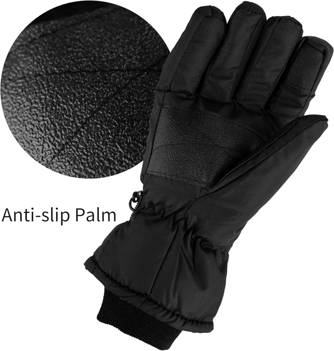 Gloves - Winter Ski Gloves - Warm Gloves - Non-slip Thick - Waterproof - Suitable for Cold Weather - Cycling Gloves - Size S/M - Product image 3