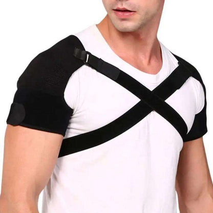Shoulder Brace - Shoulder Support Brace for Sports - Double-Sided Adjustable & Breathable - Compression and Stability for Both Shoulders - S/M - Product image 3