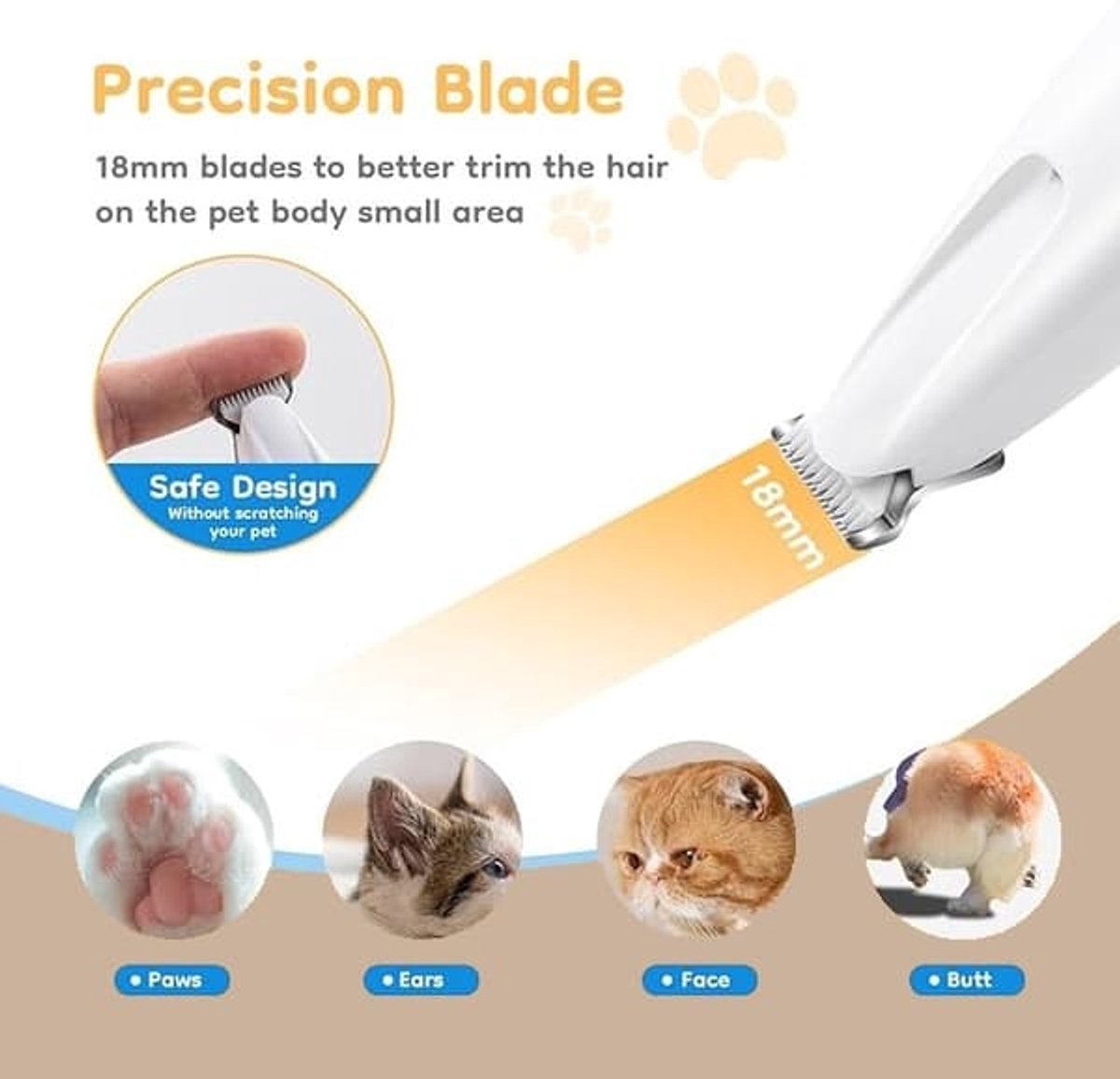 Dog Groomer - Paw Trimmer - Paw Trimmer - Pet Hair Trimming - Product image 2